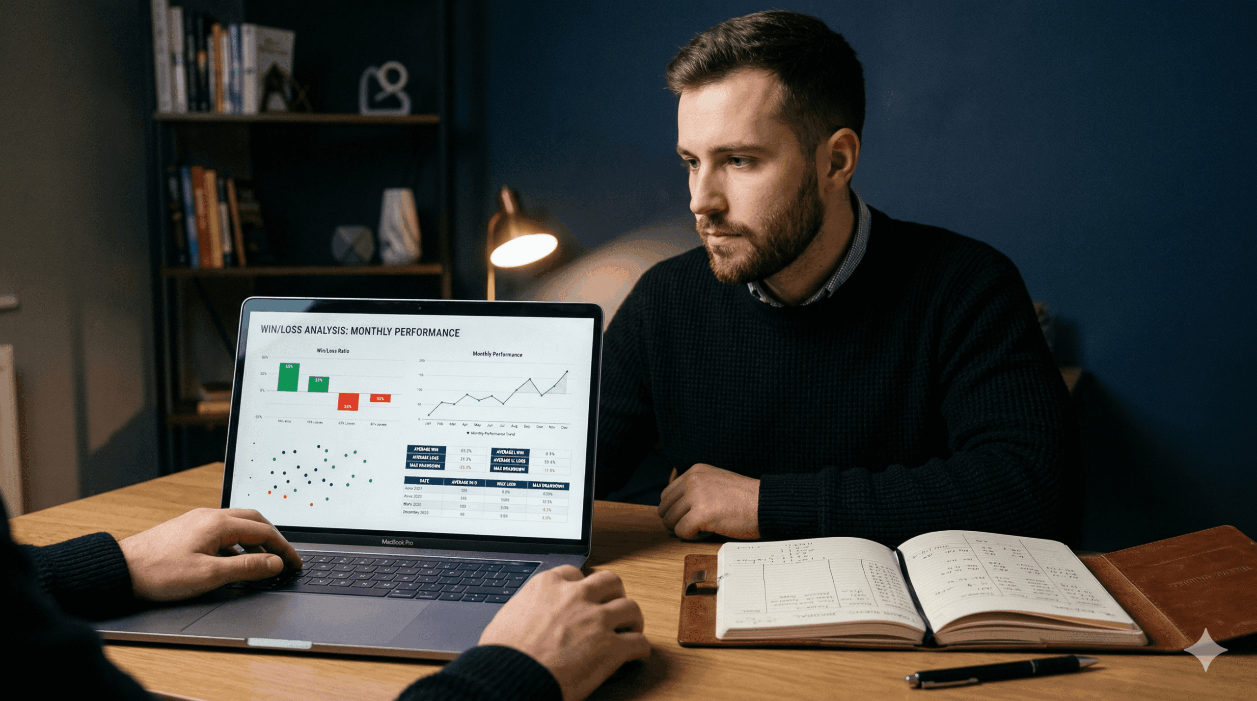 عناصر خطة التداول الاحترافية الناجحة: الاستراتيجية وإدارة رأس المال والقواعد النفسية وسجل الأداء
